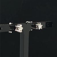 Boucles d'oreilles Cianfrone Gioielli Femme in Or blanc Diamante 0.30 Ct OROR-2-198 - OROR-2-198